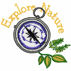 Camping Embroidery Design 7
